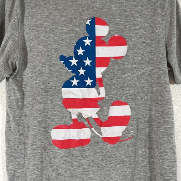 Disney Tops - Disney Mickey Mouse American Flag USA Short Sleeve Graphic Tee Size Large